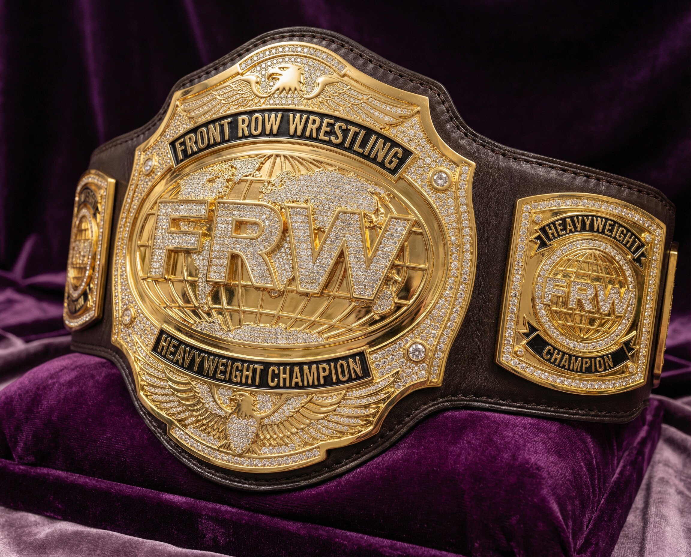Front Row Wrestling Championship Belt